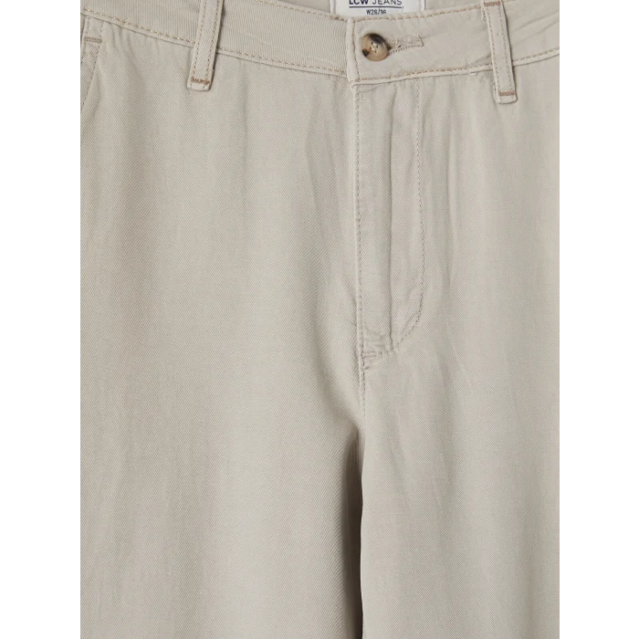 LCW Jeans Gri Balloon Fit Kadın Jean Pantolon