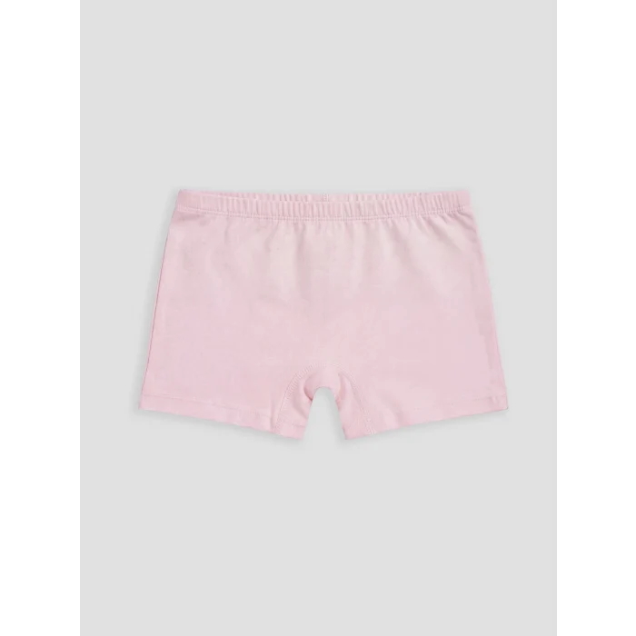 LCW Kids Ekru Baskılı Kız Çocuk Boxer 3lü