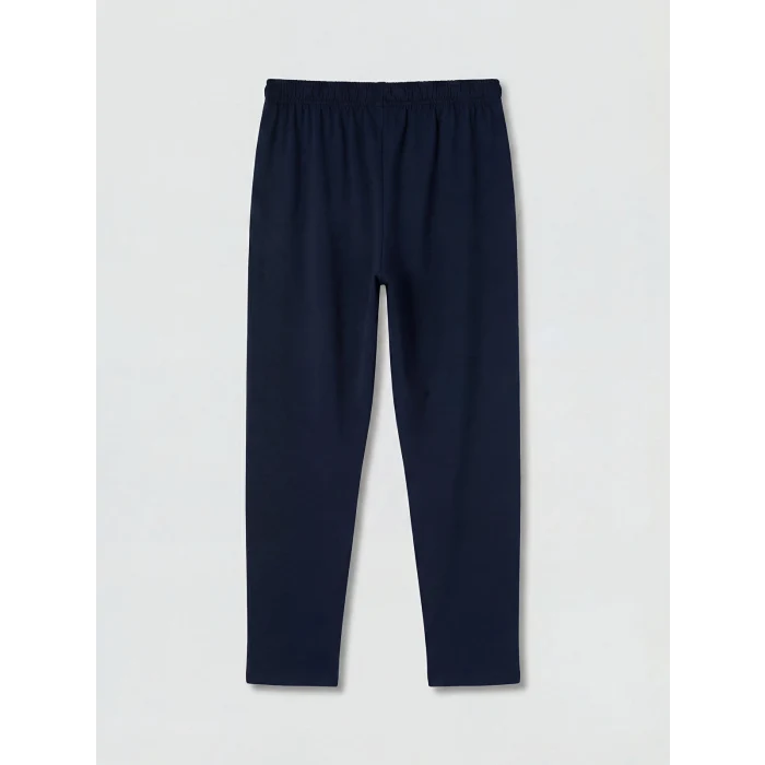 LC WAIKIKI Petrol Regular Fit Teddy Baskılı Erkek Pijama Takımı