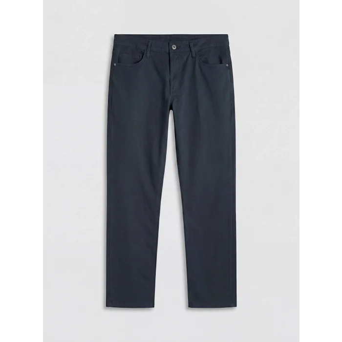 LCWAIKIKI Classic İndigo Regular Fit Gabardin Erkek Chino Pantolon