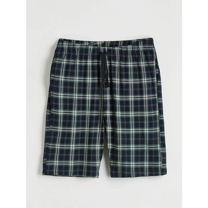 LC WAIKIKI Yeşil Standart Kalıp Erkek Şortlu Pijama Takımı