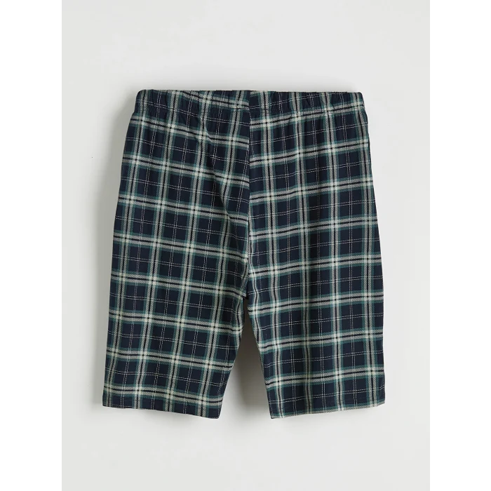 LC WAIKIKI Yeşil Standart Kalıp Erkek Şortlu Pijama Takımı
