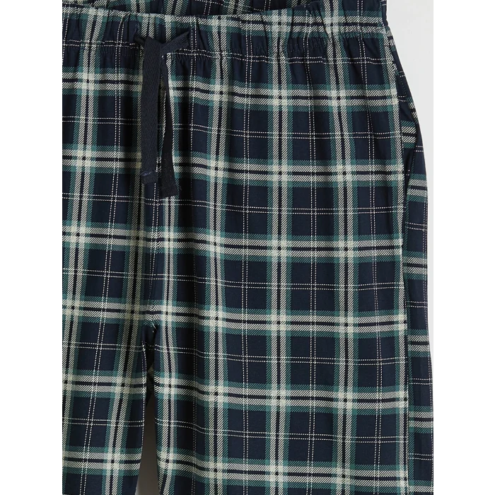LC WAIKIKI Yeşil Standart Kalıp Erkek Şortlu Pijama Takımı