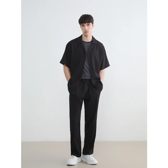 XSIDE Siyah Baggy Fit Erkek Pantolon