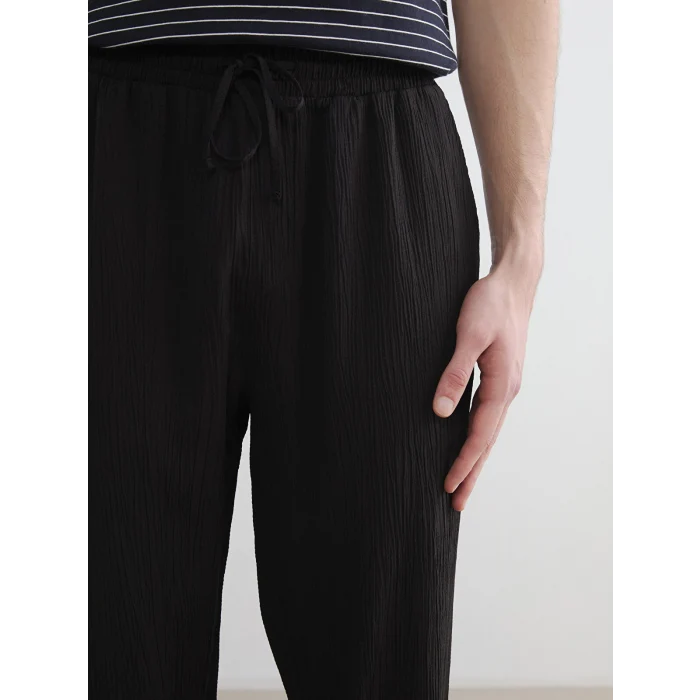 XSIDE Siyah Baggy Fit Erkek Pantolon