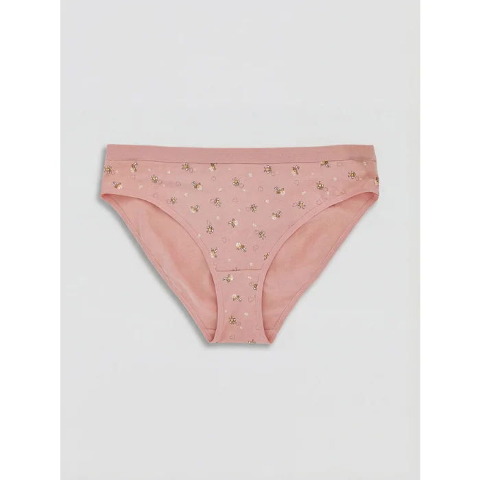 LCW Young Pembe Baskılı Bikini Külot 3lü