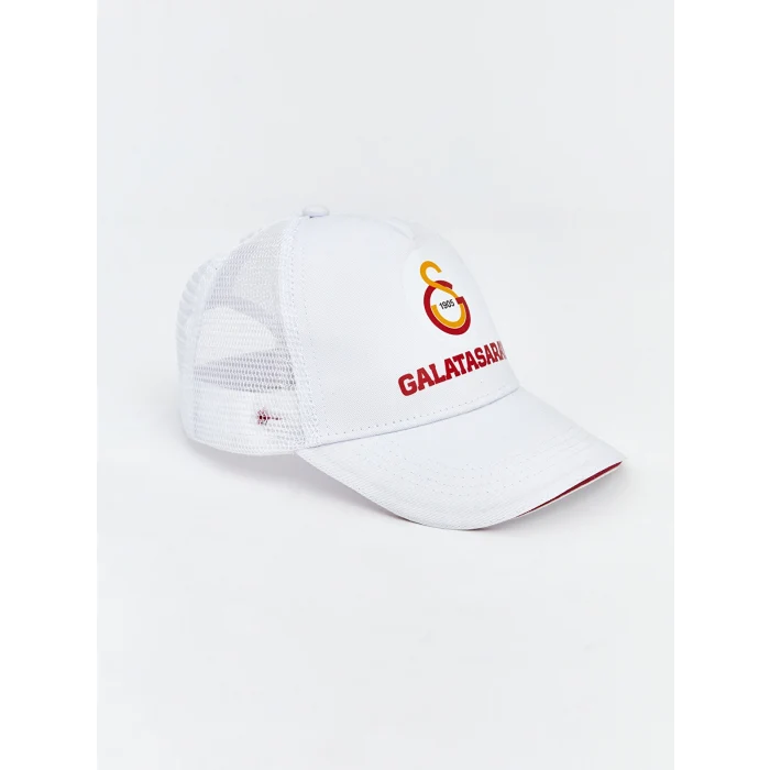 LCW ACCESSORIES Beyaz Galatasaray Nakışlı Erkek Çocuk Kep Şapka