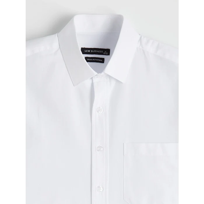 LCW BUSINESS Beyaz Regular Fit Erkek Basic Gömlek