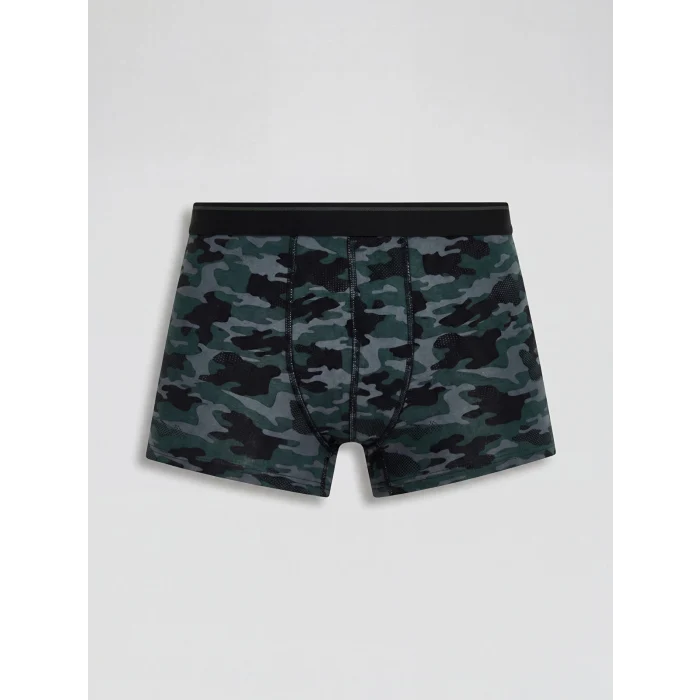 LC WAIKIKI Siyah Pamuklu Esnek Erkek Boxer 3lü