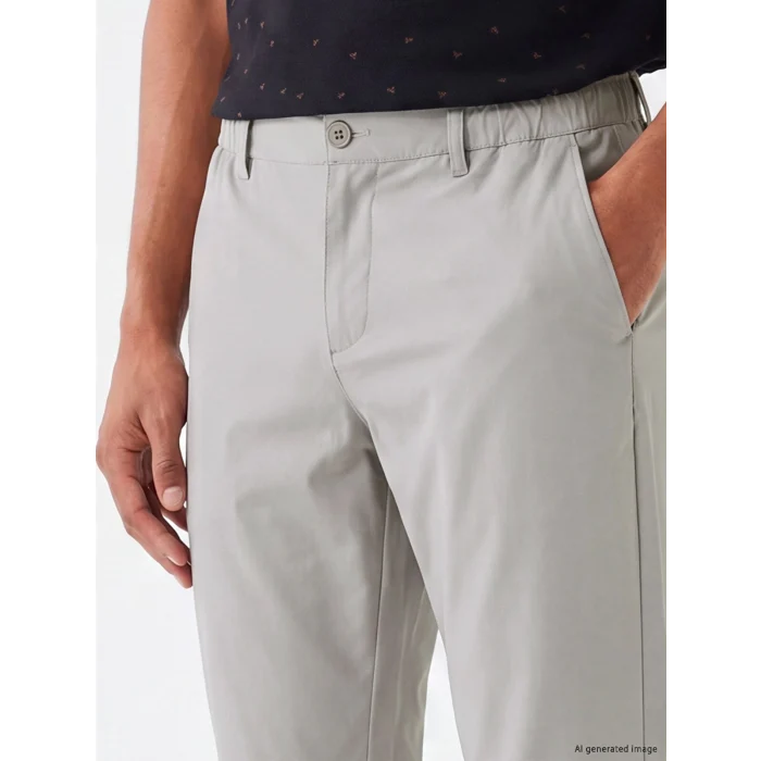 LCW Vision Bej Slim Fit Erkek Pantolon