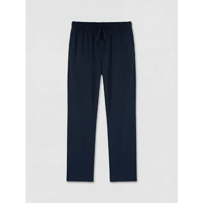 LC WAIKIKI İndigo Regular Fit Teddy Baskılı Erkek Pijama Takımı