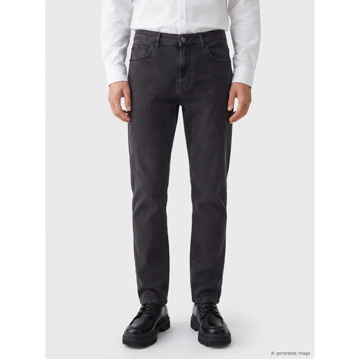 LCW Jeans Gri 779 Regular Fit Erkek Jean Pantolon