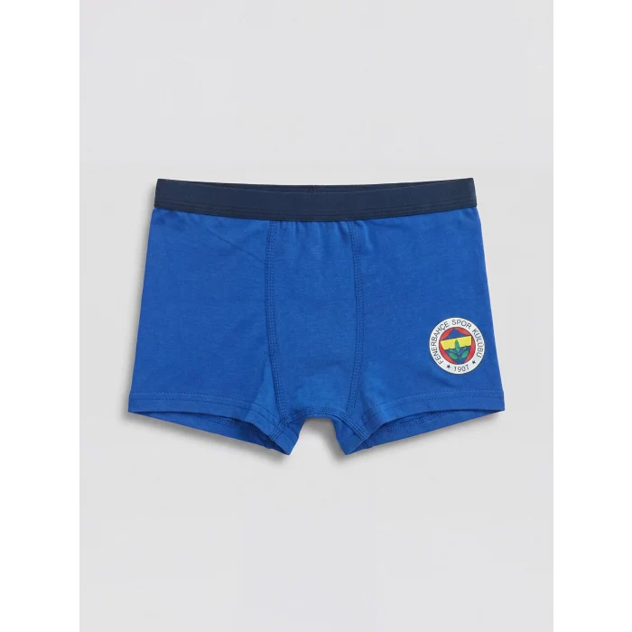 LCW Kids Lacivert Fenerbahçe Lisanslı Erkek Çocuk 3lü Boxer