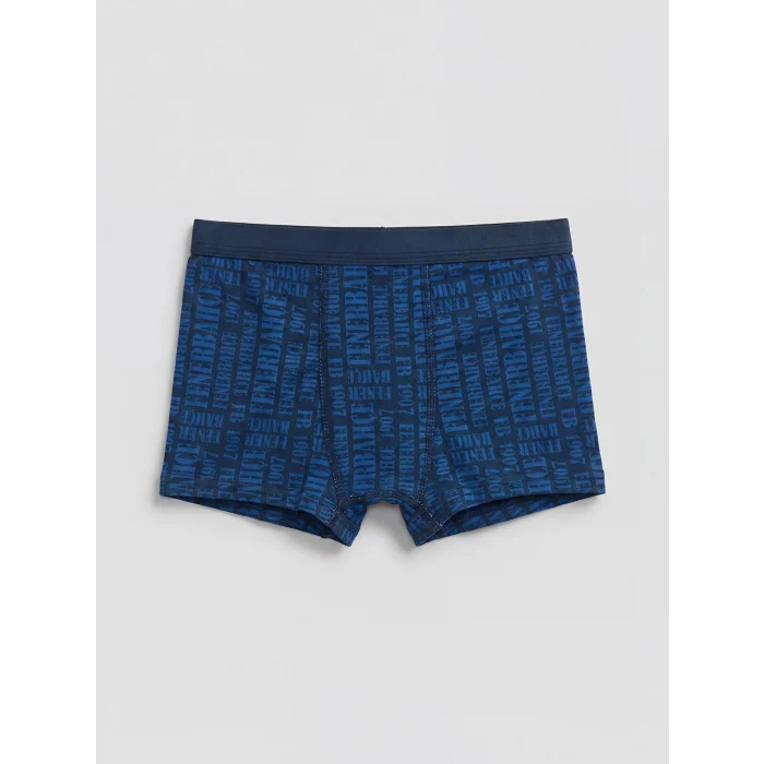 LCW Kids Lacivert Fenerbahçe Lisanslı Erkek Çocuk 3lü Boxer