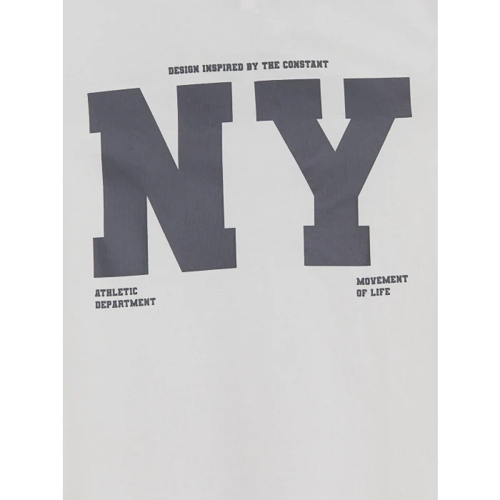 LCW Kids Bej NYC Baskılı Erkek Çocuk Takım