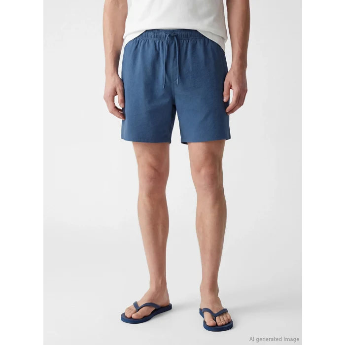 LCW SWIMWEAR İndigo Kısa Boy Erkek Deniz Şortu