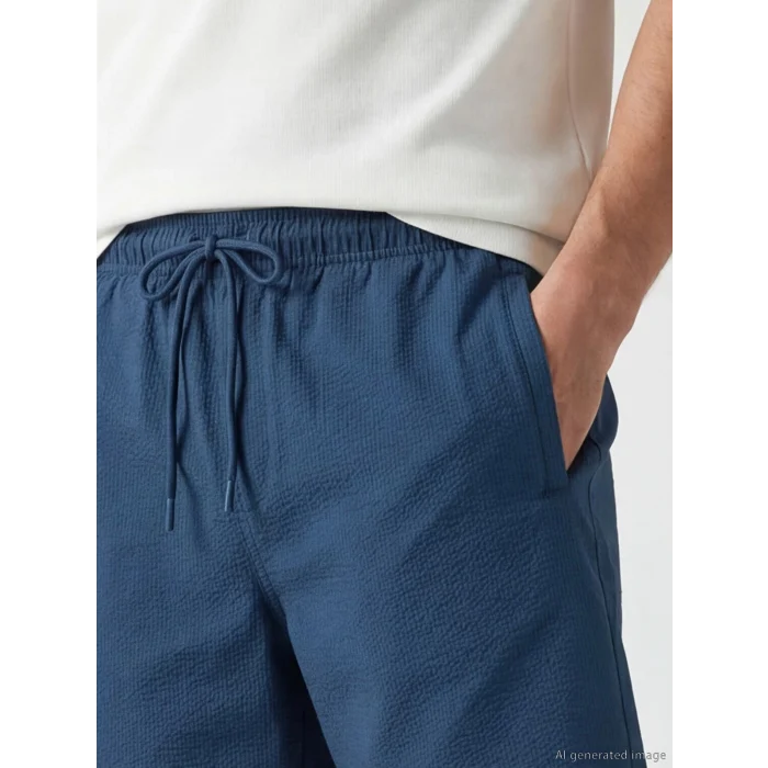 LCW SWIMWEAR İndigo Kısa Boy Erkek Deniz Şortu