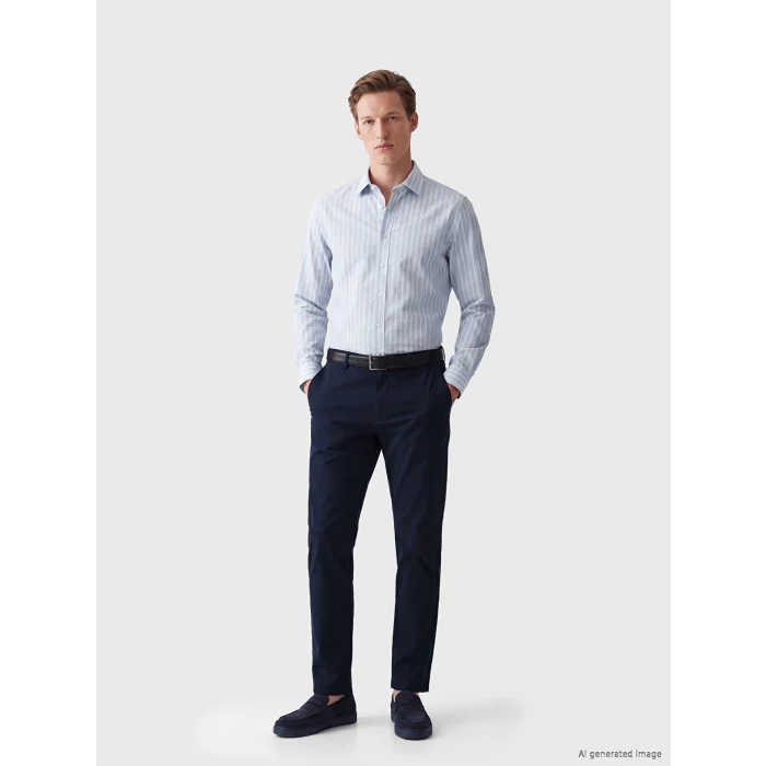 SOUTHBLUE Lacivert Regular Fit Gabardin Erkek Pantolon