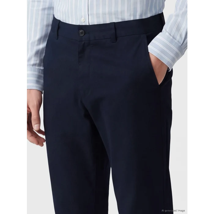 SOUTHBLUE Lacivert Regular Fit Gabardin Erkek Pantolon