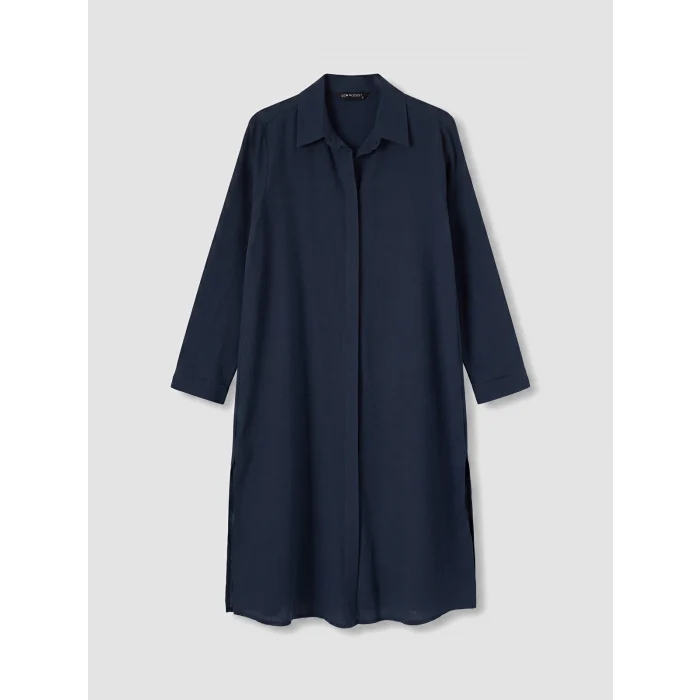 LCW Modest Lacivert Kadın Gömlek Tunik