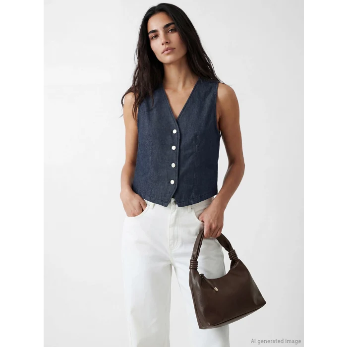 LCW ACCESSORIES Kahverengi Deri Görünümlü Kadın Omuz Çantası