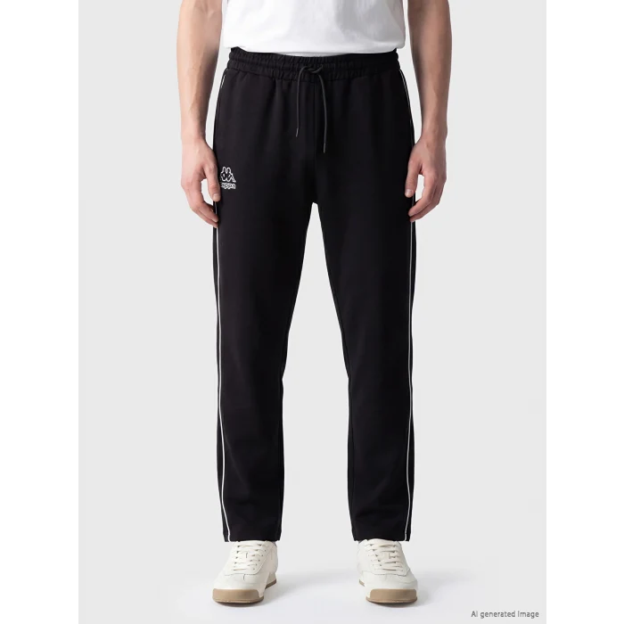 Kappa LC WAIKIKI Siyah Regular Fit Erkek Eşofman Altı