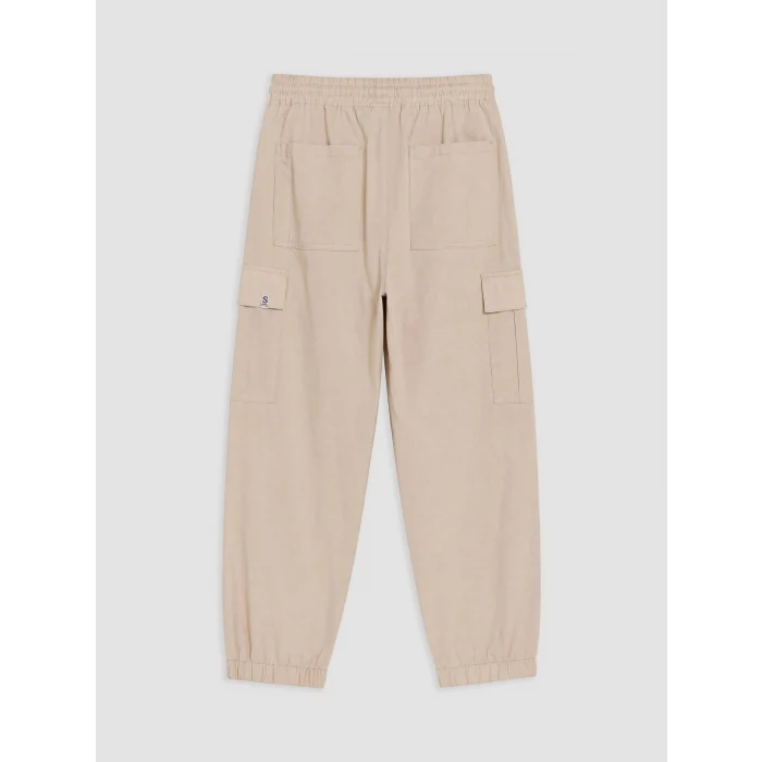 XSIDE Gri Regular Fit Poplin Erkek Jogger Pantolon