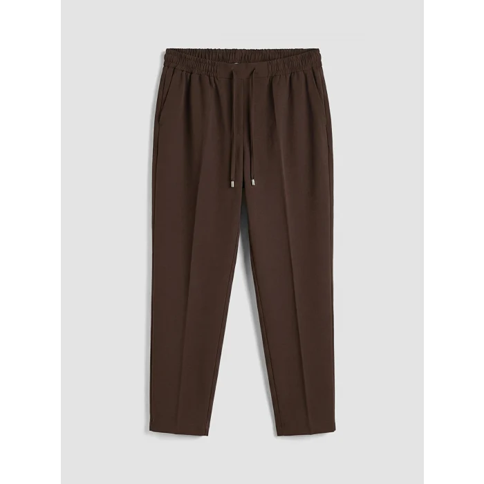 LCW Modest Kahverengi Beli Lastikli Havuç Kesim Kadın Pantolon