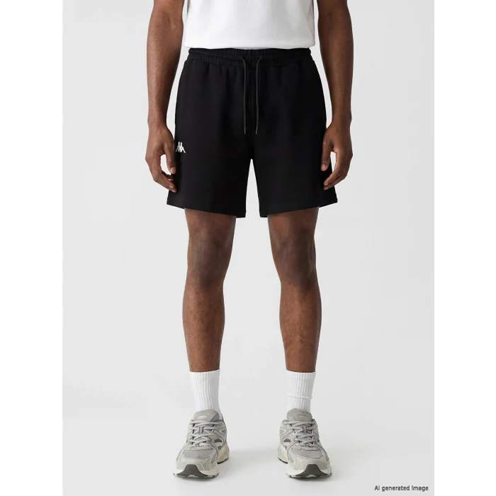Kappa LC WAIKIKI Siyah Regular Fit Erkek Spor Şort