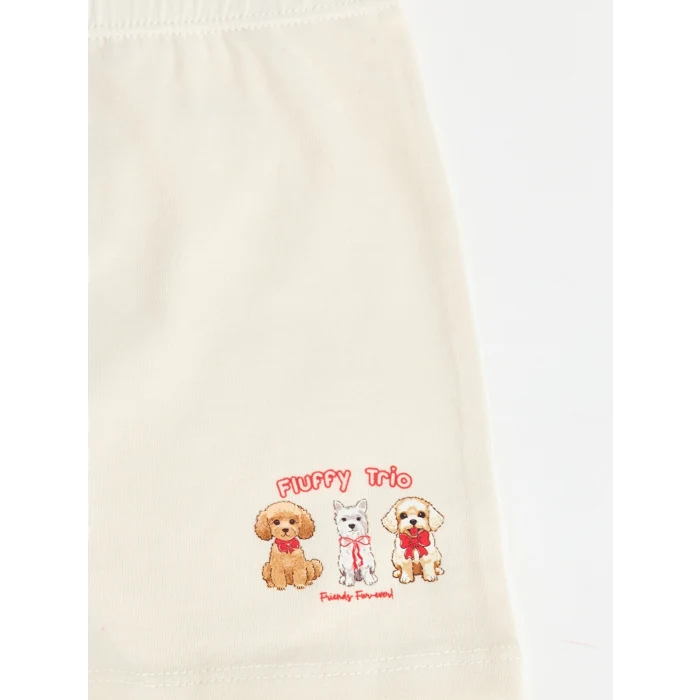 LCW Kids Ekru Kız Çocuk Boxer 3lü