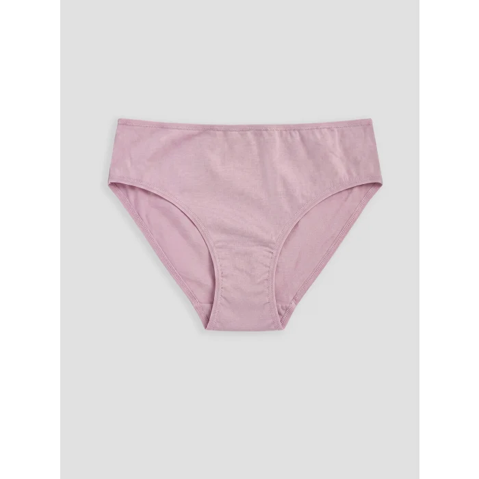 LCW DREAM Lila Düz Bikini Külot 3lü