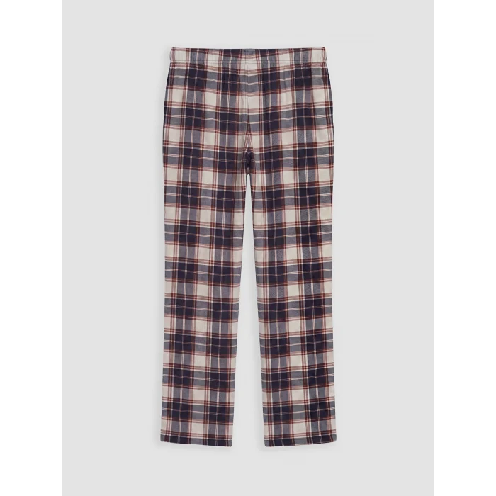 LC WAIKIKI Kahverengi Regular Fit Baskılı Erkek Pijama Takımı