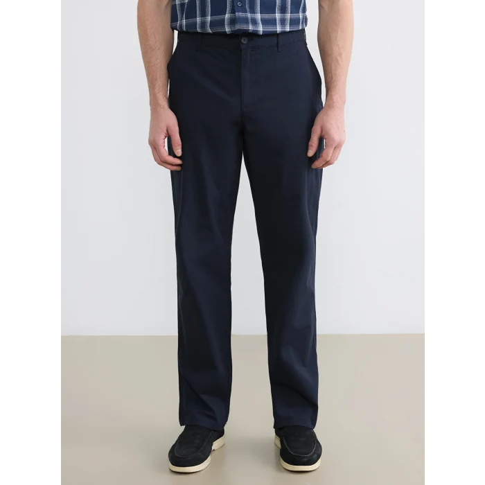 LCWAIKIKI Classic Lacivert Loose Fit Erkek Chino Pantolon
