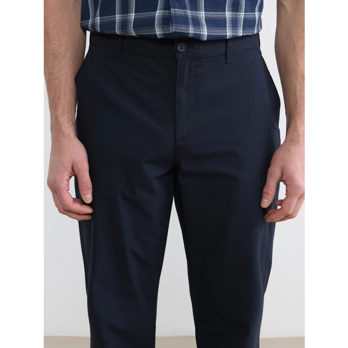 LCWAIKIKI Classic Lacivert Loose Fit Erkek Chino Pantolon