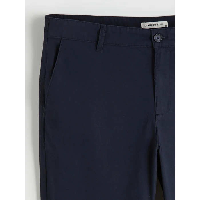 LCWAIKIKI Classic Lacivert Loose Fit Erkek Chino Pantolon