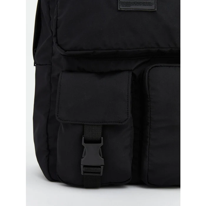 LCW ACCESSORIES Siyah Çok Bölmeli Erkek Sırt Çantası