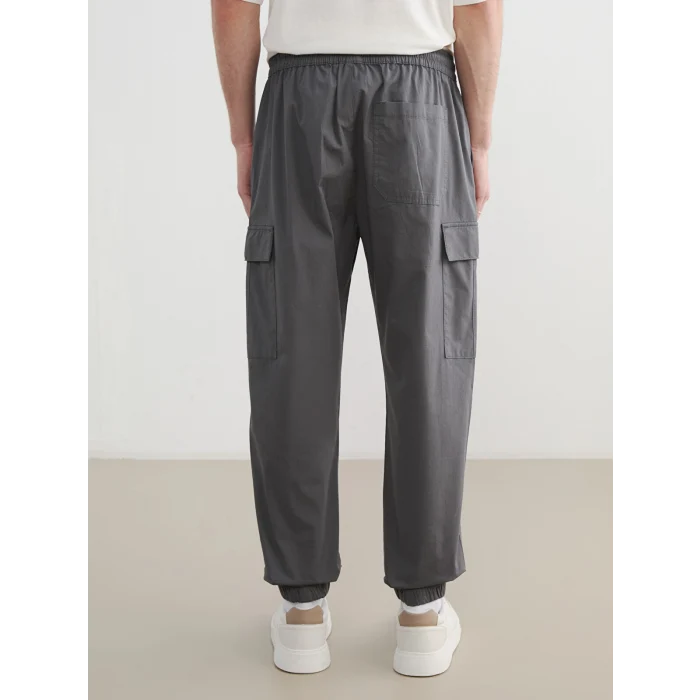 XSIDE Antrasit Regular Fit Poplin Erkek Jogger Pantolon