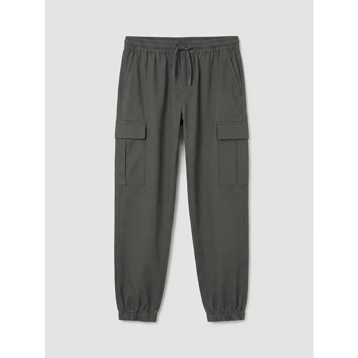 XSIDE Antrasit Regular Fit Poplin Erkek Jogger Pantolon