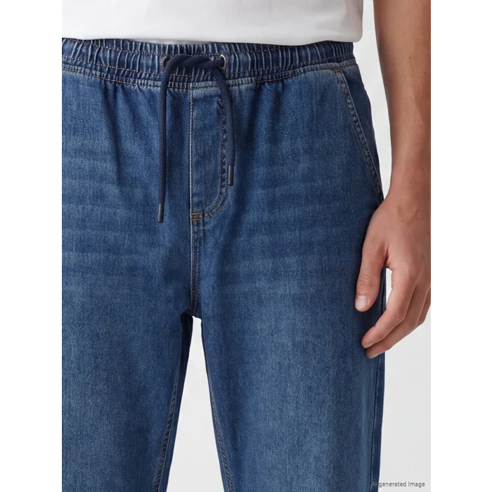 LCW Jeans İndigo Baggy Fit Erkek Jean Pantolon