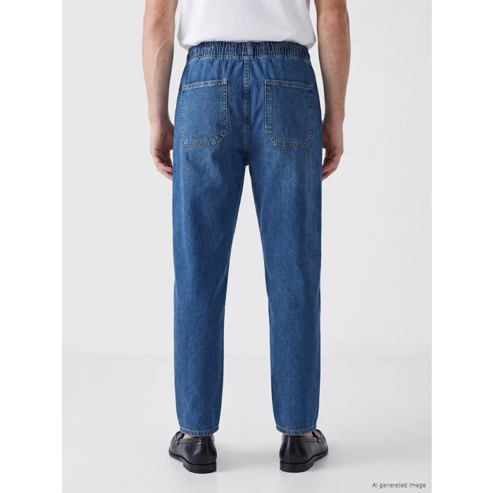LCW Jeans İndigo Baggy Fit Erkek Jean Pantolon