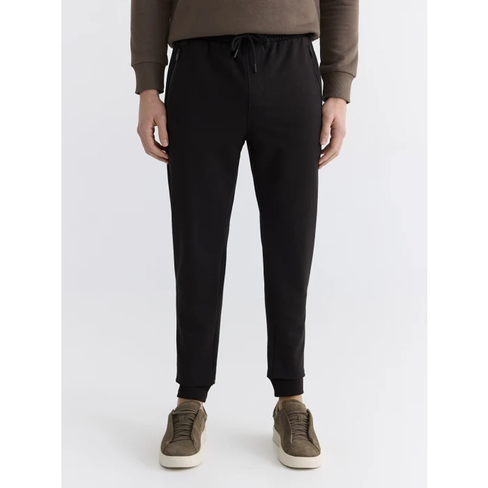 LCWAIKIKI Classic Siyah Standart Kalıp Erkek Jogger Eşofman Altı
