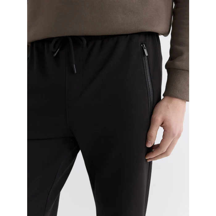 LCWAIKIKI Classic Siyah Standart Kalıp Erkek Jogger Eşofman Altı