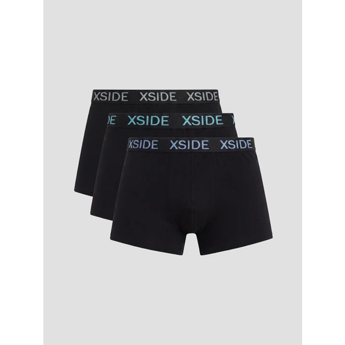 LC WAIKIKI Siyah Pamuklu Esnek Erkek Boxer 3lü