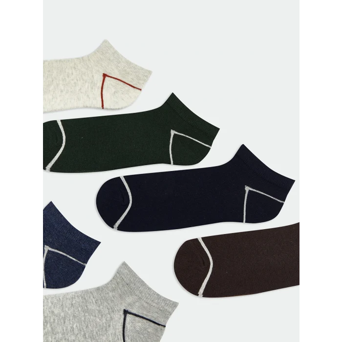 LCW ACCESSORIES Karışık Desenli Erkek Patik Çorap 7li