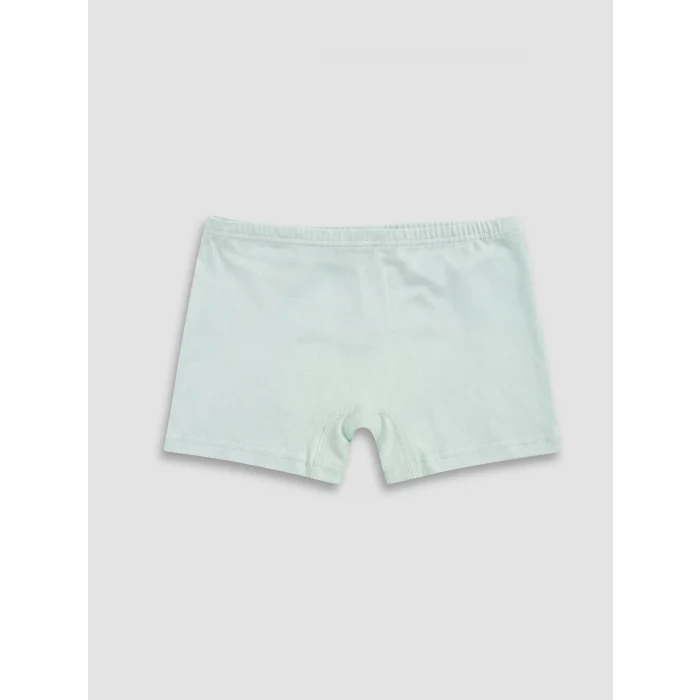 LCW Kids Ekru Baskılı Kız Çocuk Boxer 3lü