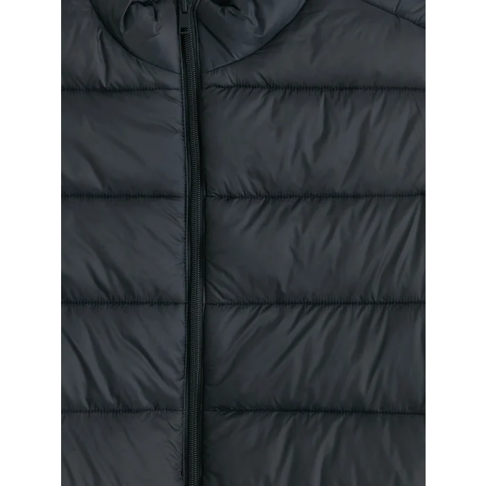 XSIDE Siyah Slim Fit Dik Yaka Erkek Şişme Yelek