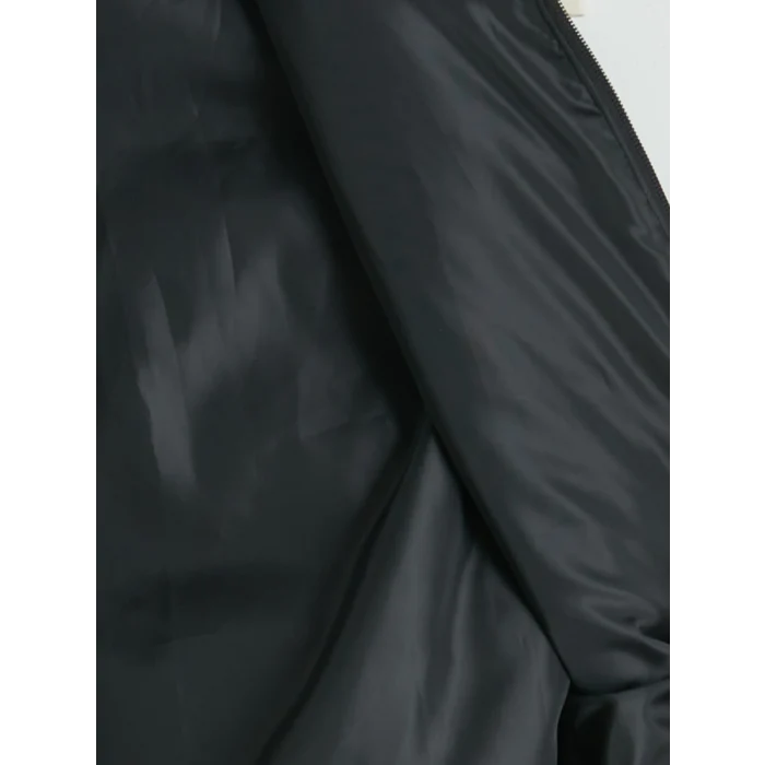 XSIDE Siyah Slim Fit Dik Yaka Erkek Şişme Yelek