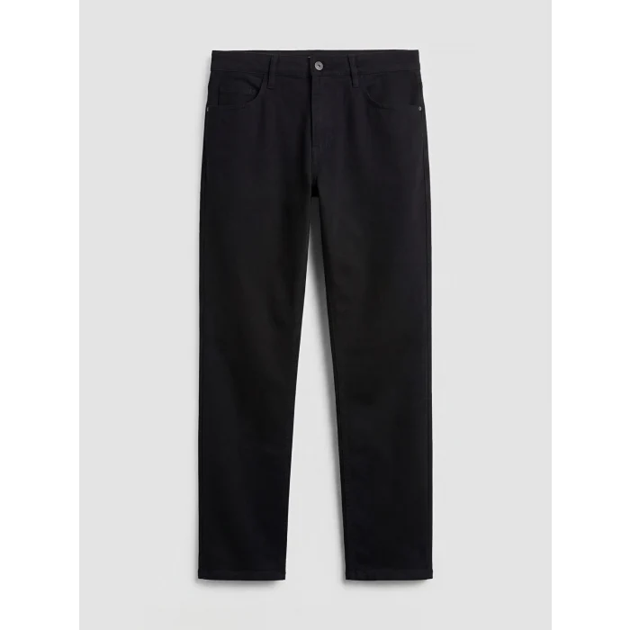LCWAIKIKI Classic Siyah Regular Fit Gabardin Erkek Chino Pantolon