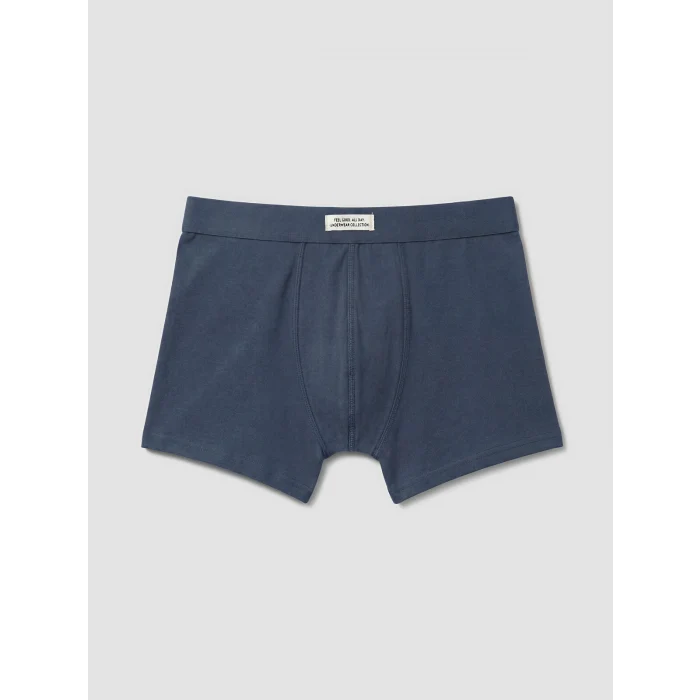 LC WAIKIKI İndigo Pamuklu Esnek 3lü Erkek Boxer