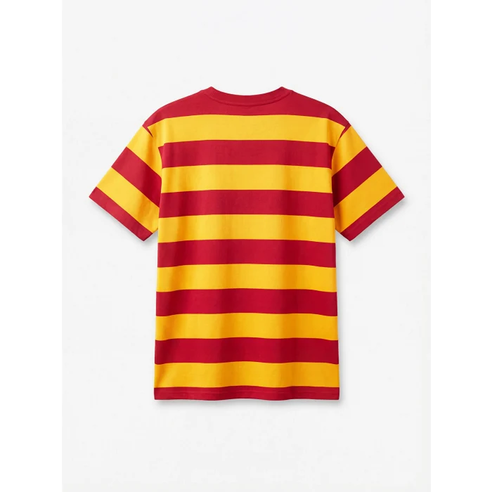 LCW Kids Kırmızı Bisiklet Yaka Galatasaray Baskılı Erkek Çocuk Tişört